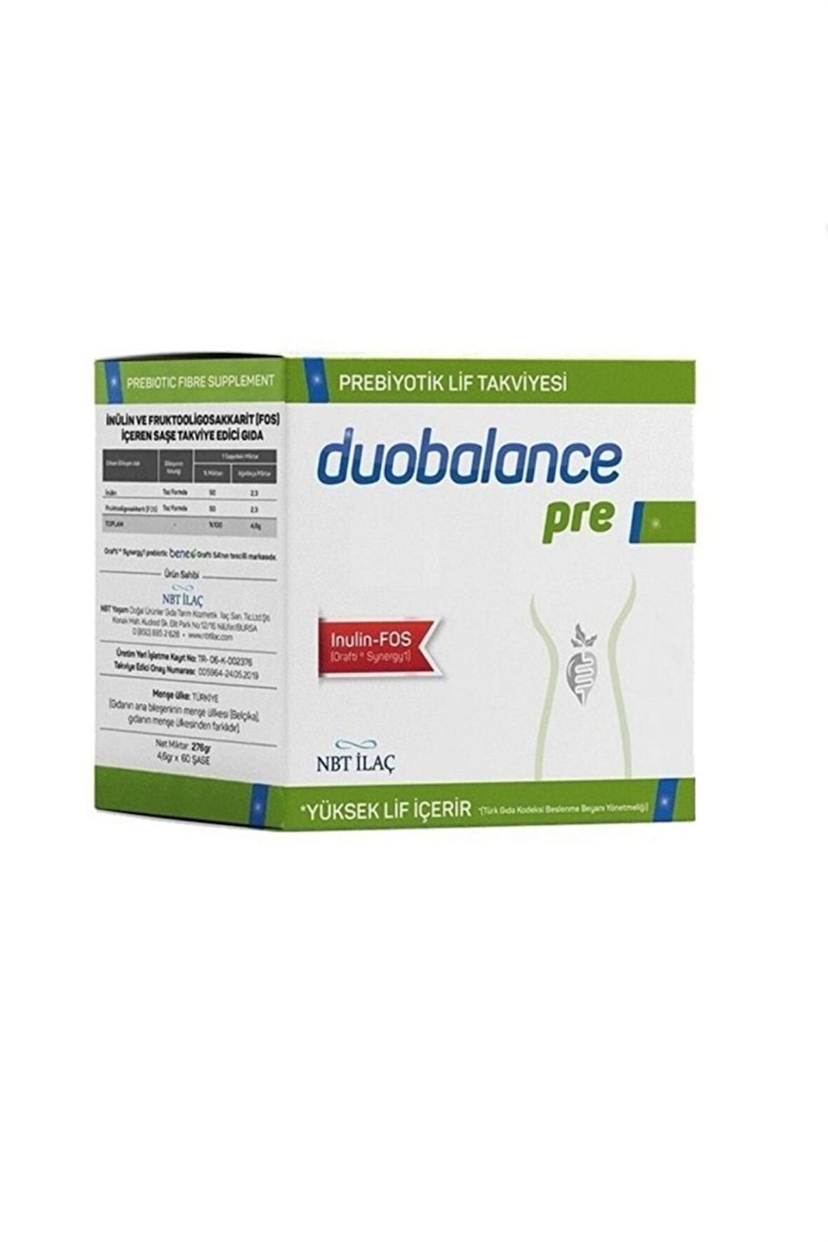 Nbt Life Duobalance Pre Prebiyotik Lif 30 Saşe