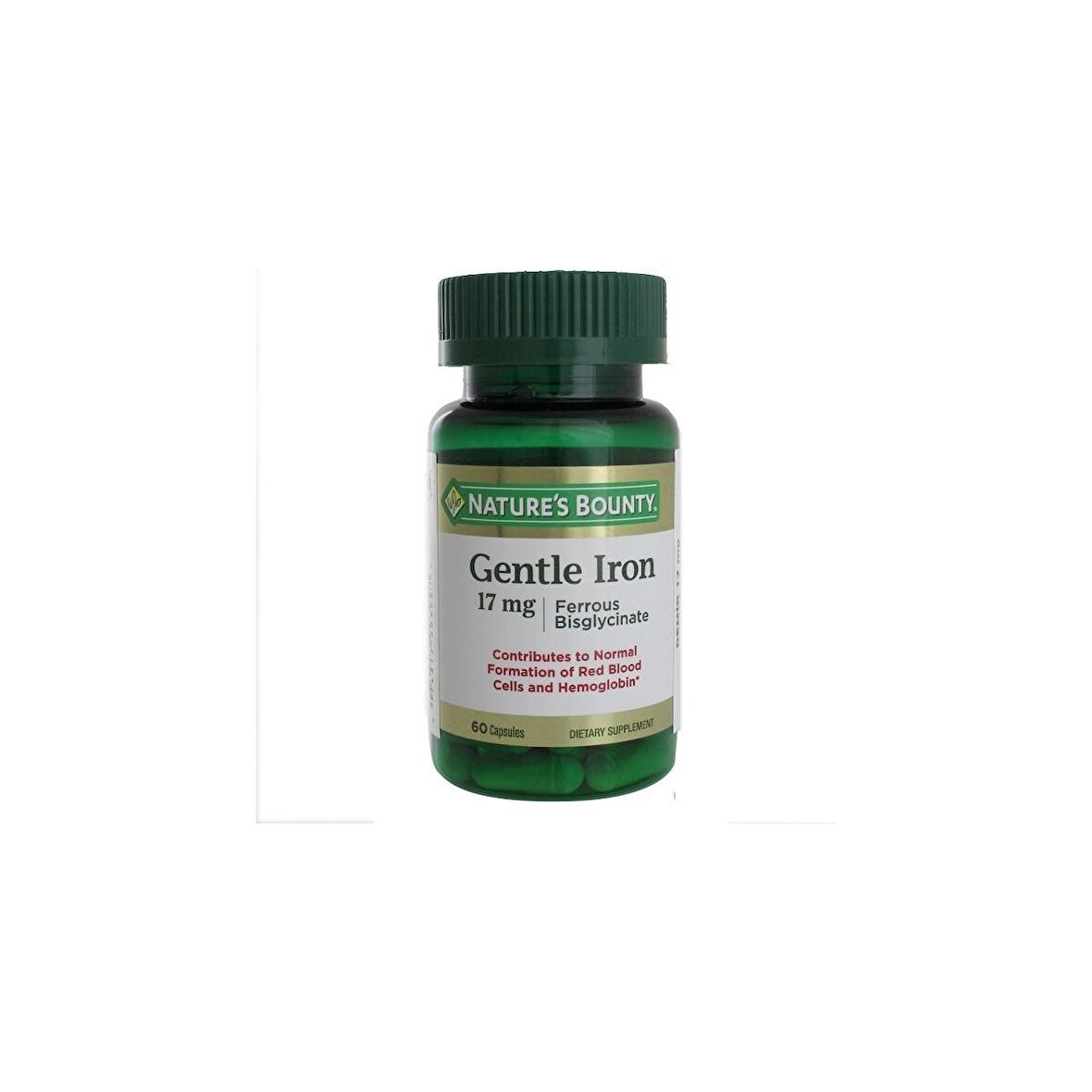 Nature's Bounty Gentle Iron 17 MG 60 Kapsul