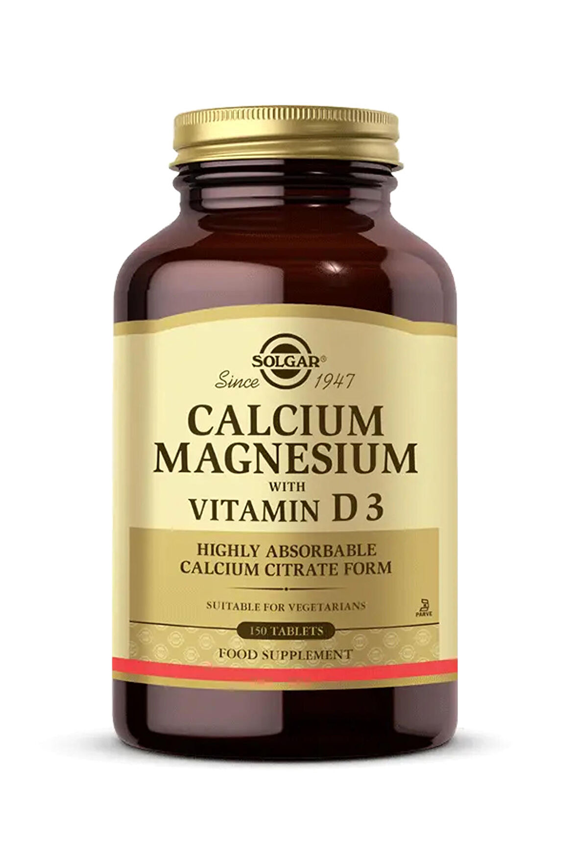 Solgar Calcium Magnesium With Vitamin D3 150 Tablet