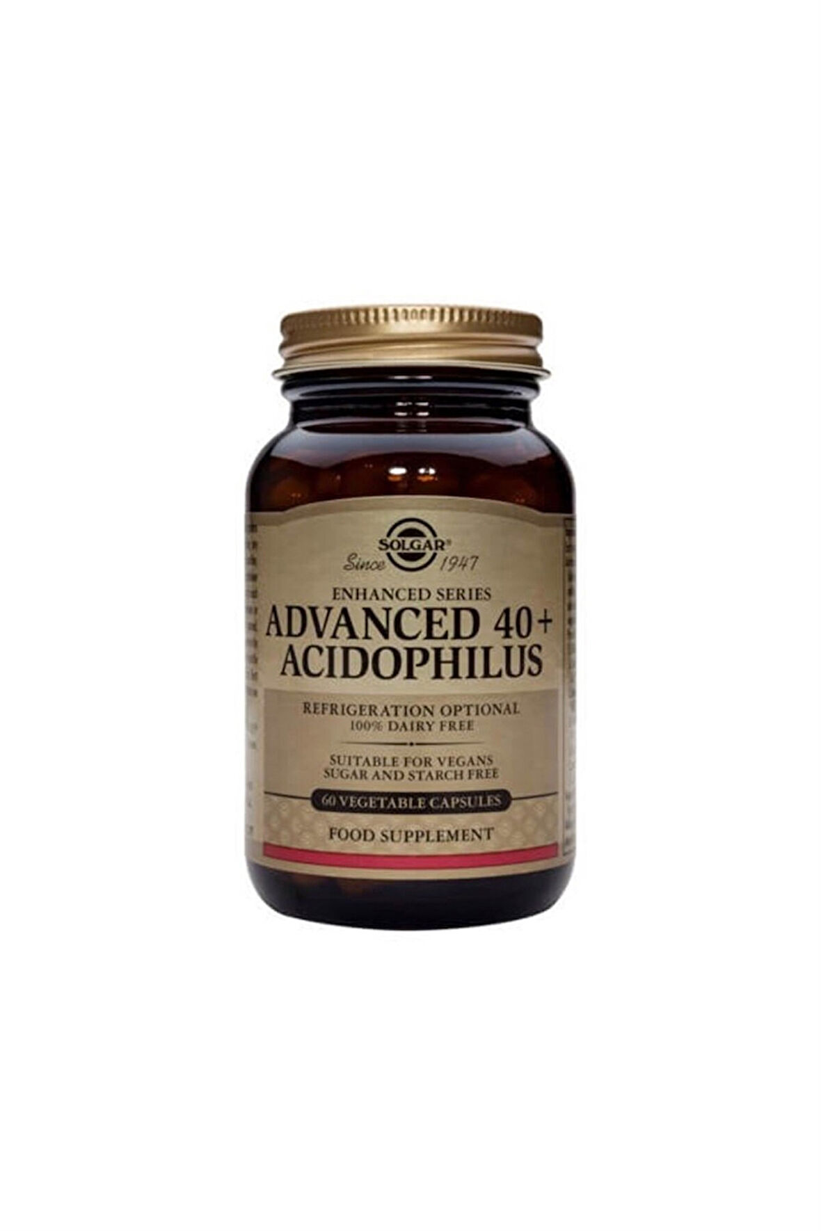 Solgar Advanced 40+ Acidophilus 60 Kapsül
