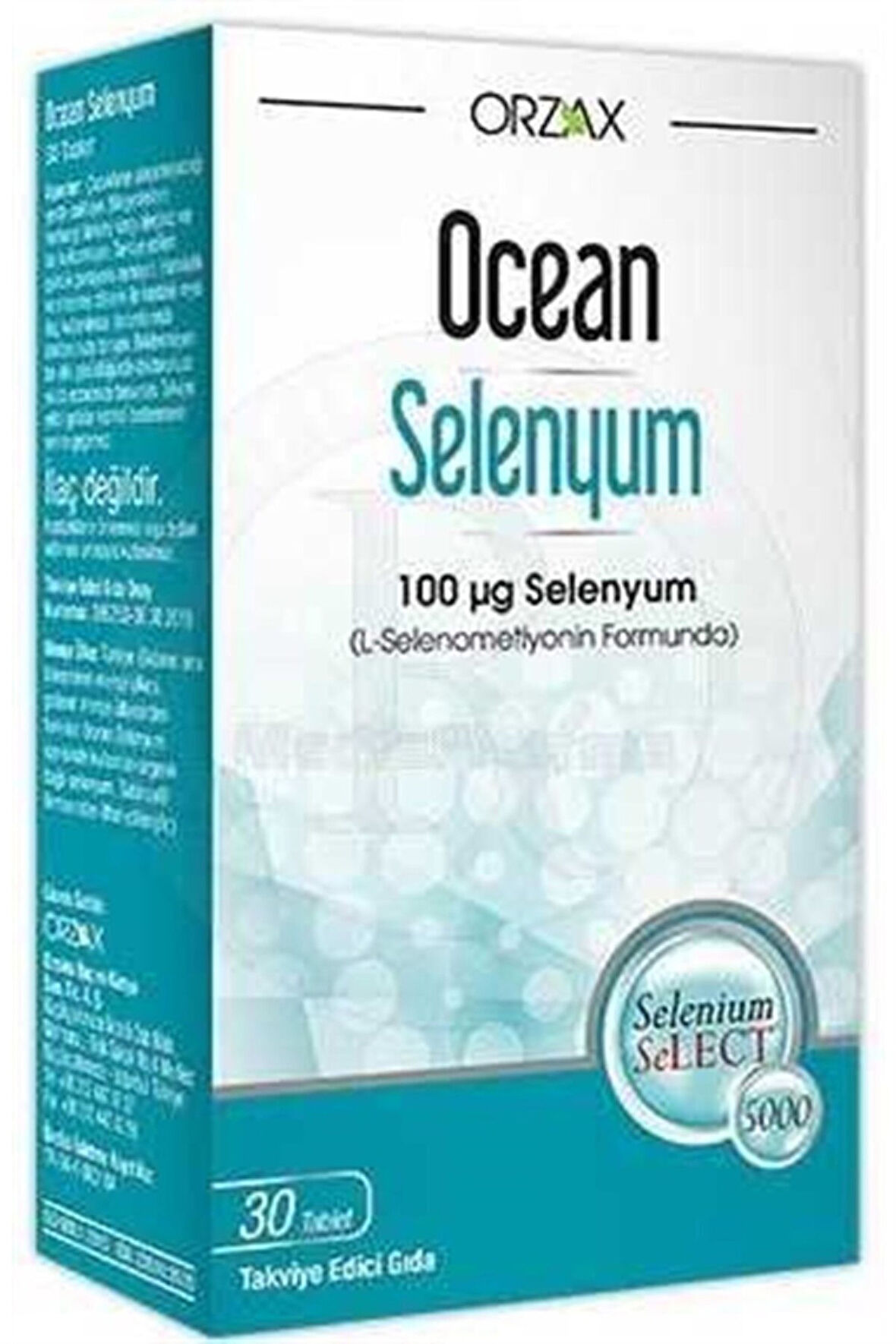 Ocean Selenyum 100 mcg 30 Tablet