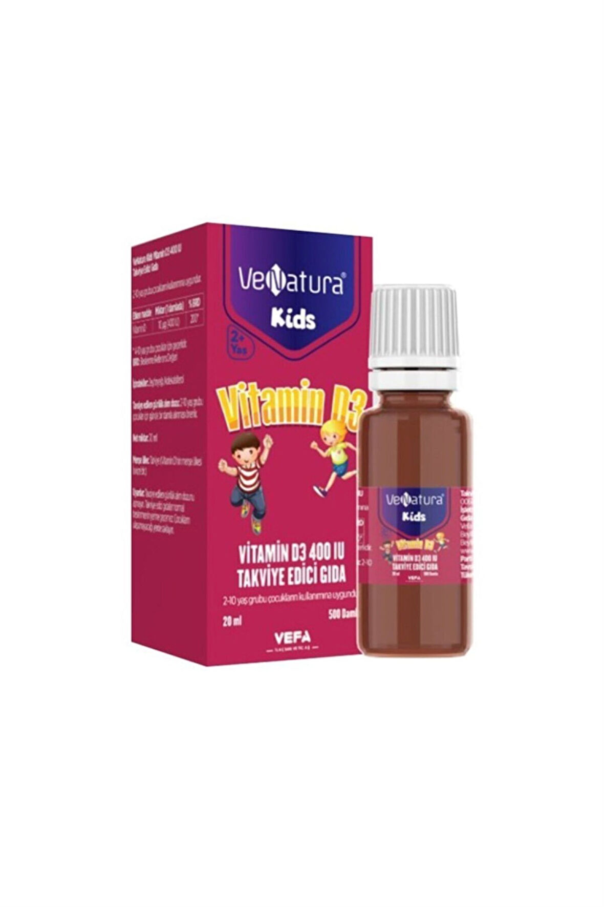 Venatura Kids Vitamin D3 Damla 20 ml