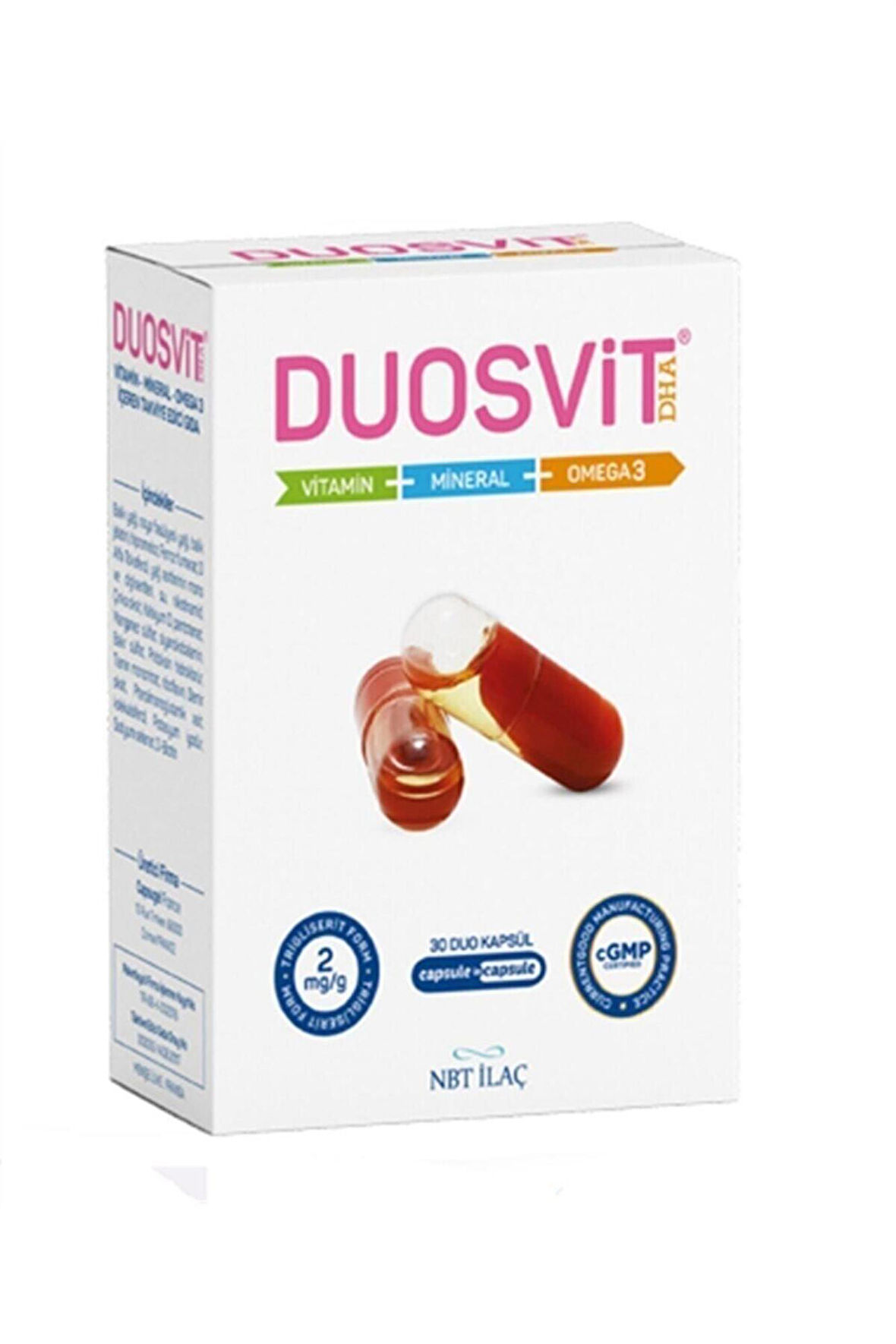 Nbt Life Duosvit DHA 30 Kapsül