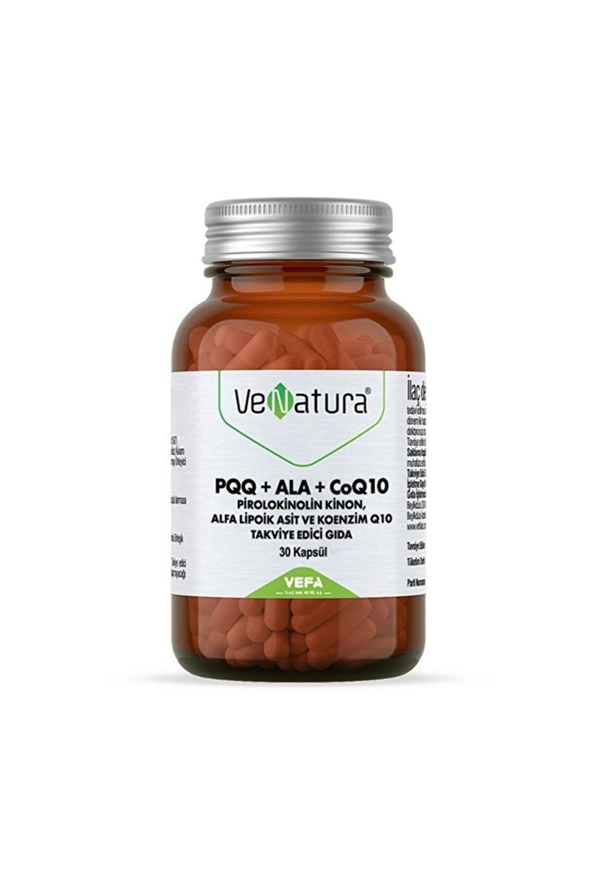VeNatura PQQ+ALA+KoenzimQ10+Alfa Lipoik Asit 30 Kapsül