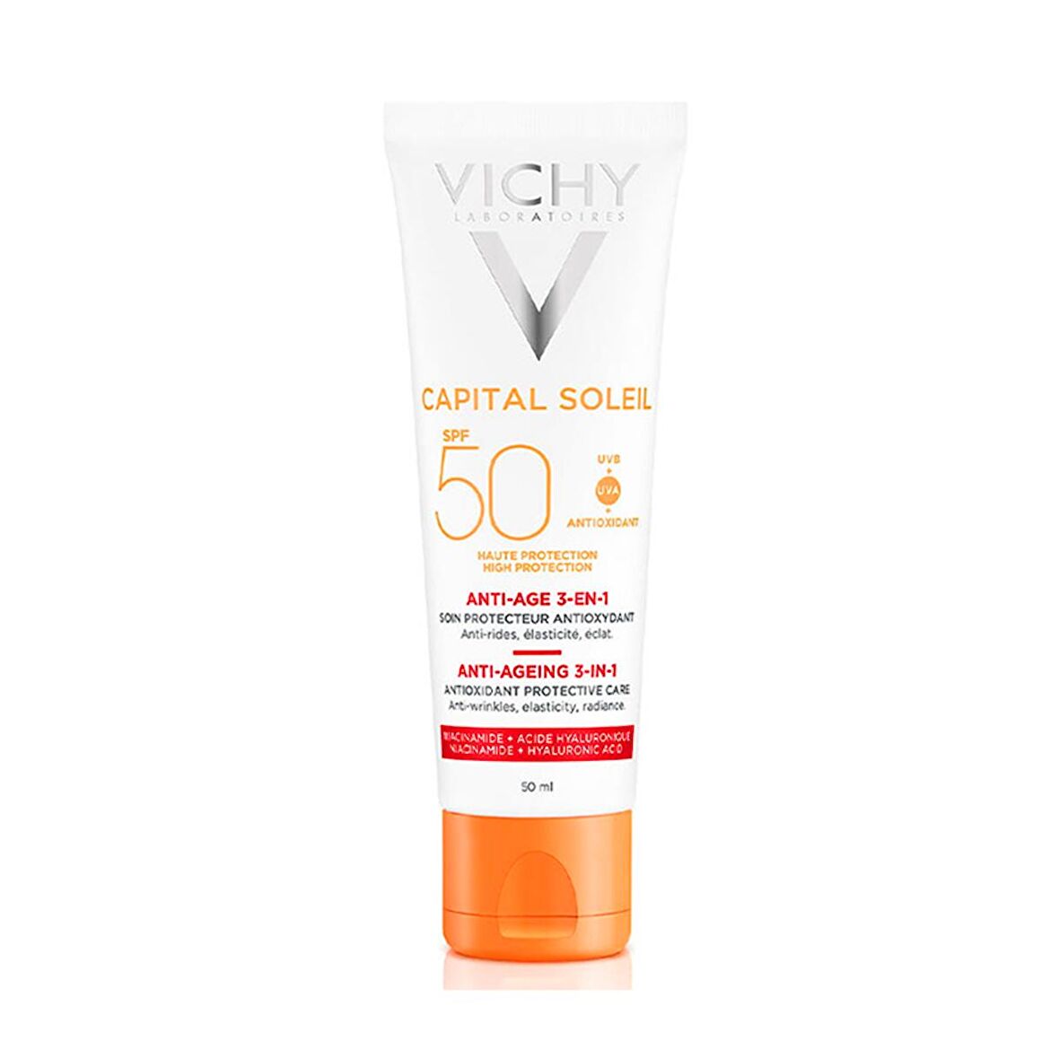Vichy Capital İdeal Soleil Yaşlanma Karşıtı Spf 50+ Yüz Güneş Kremi 50 ml