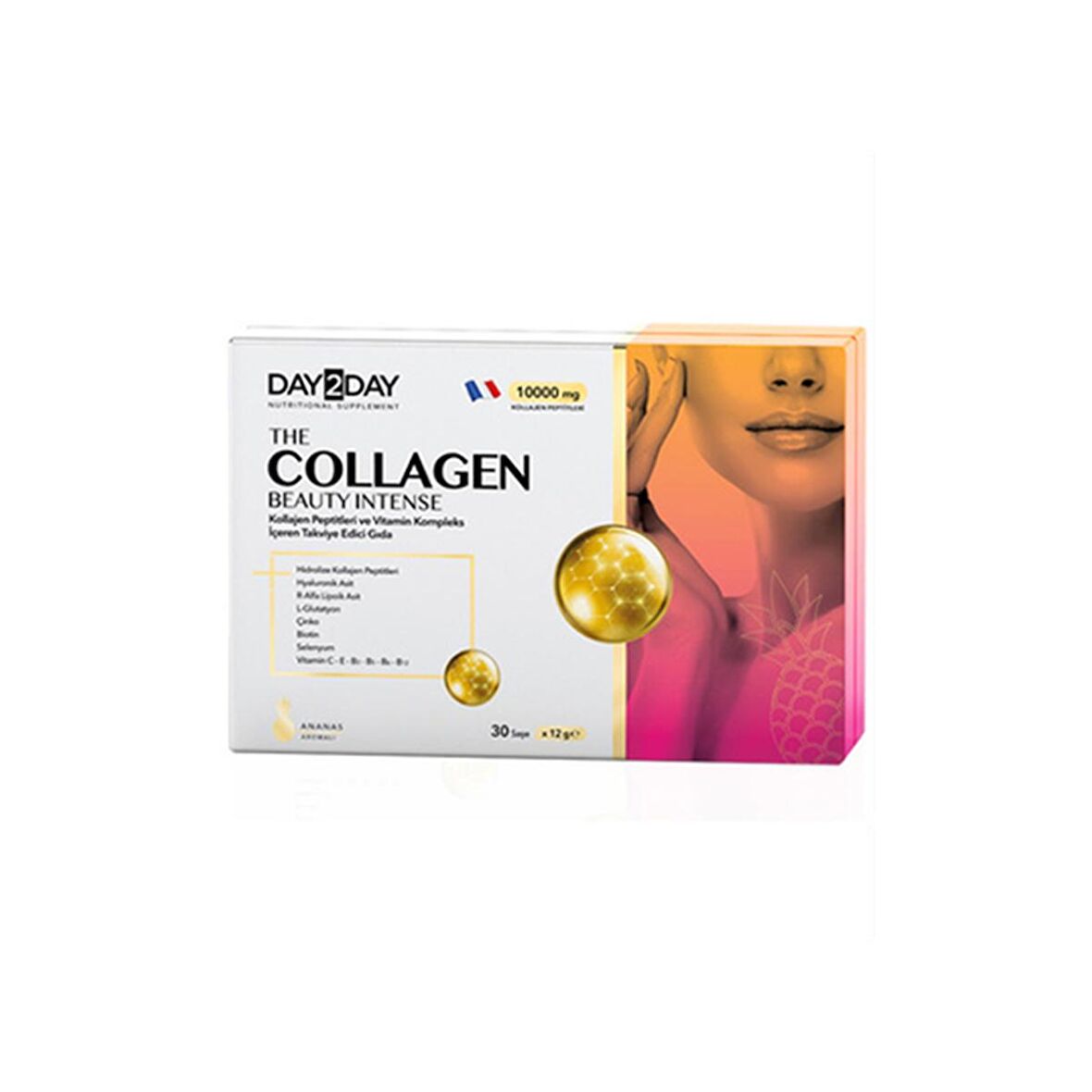 Day2day The Collagen Beauty İntense Ananas Aromalı 30 Saşe