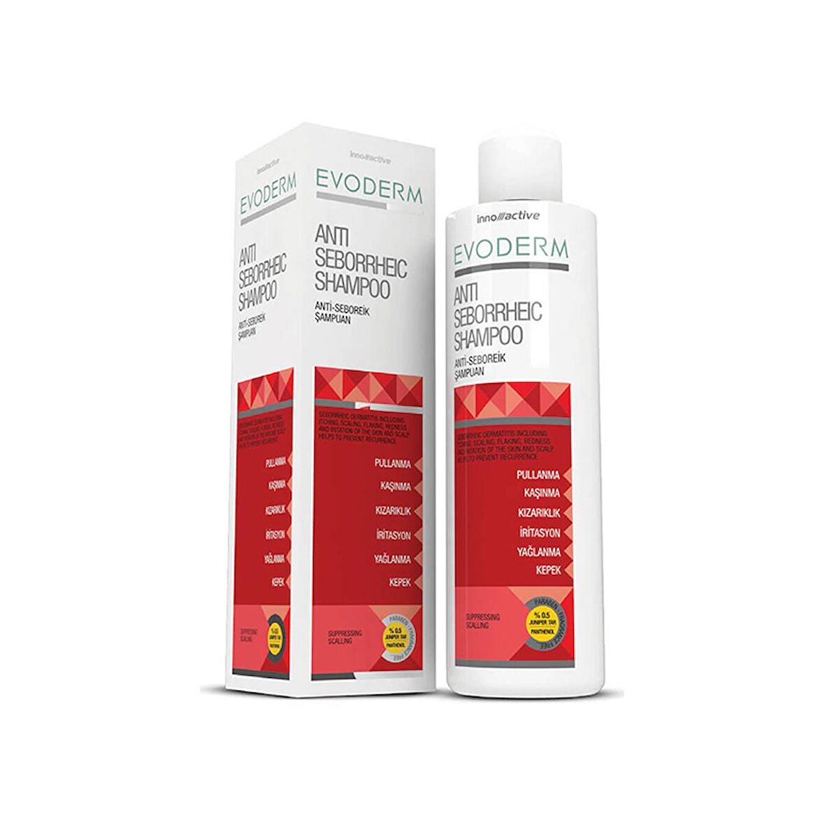 Evoderm Kepeklenmeye Karşı Saç ve Vücut Şampuanı 200 ml