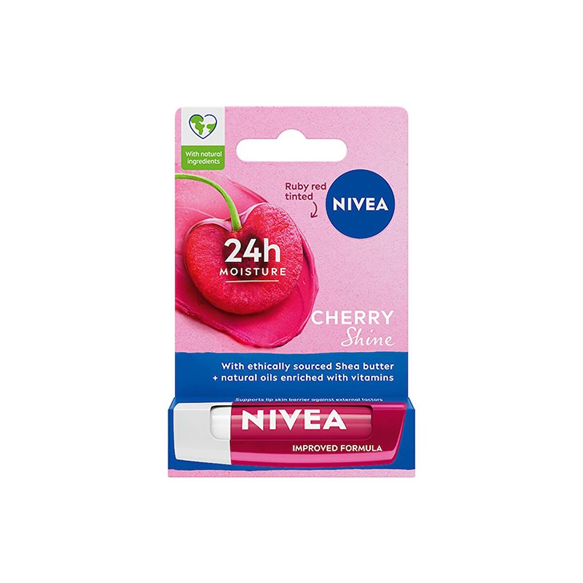 Nivea Cherry Shine Dudak Bakım Kremi