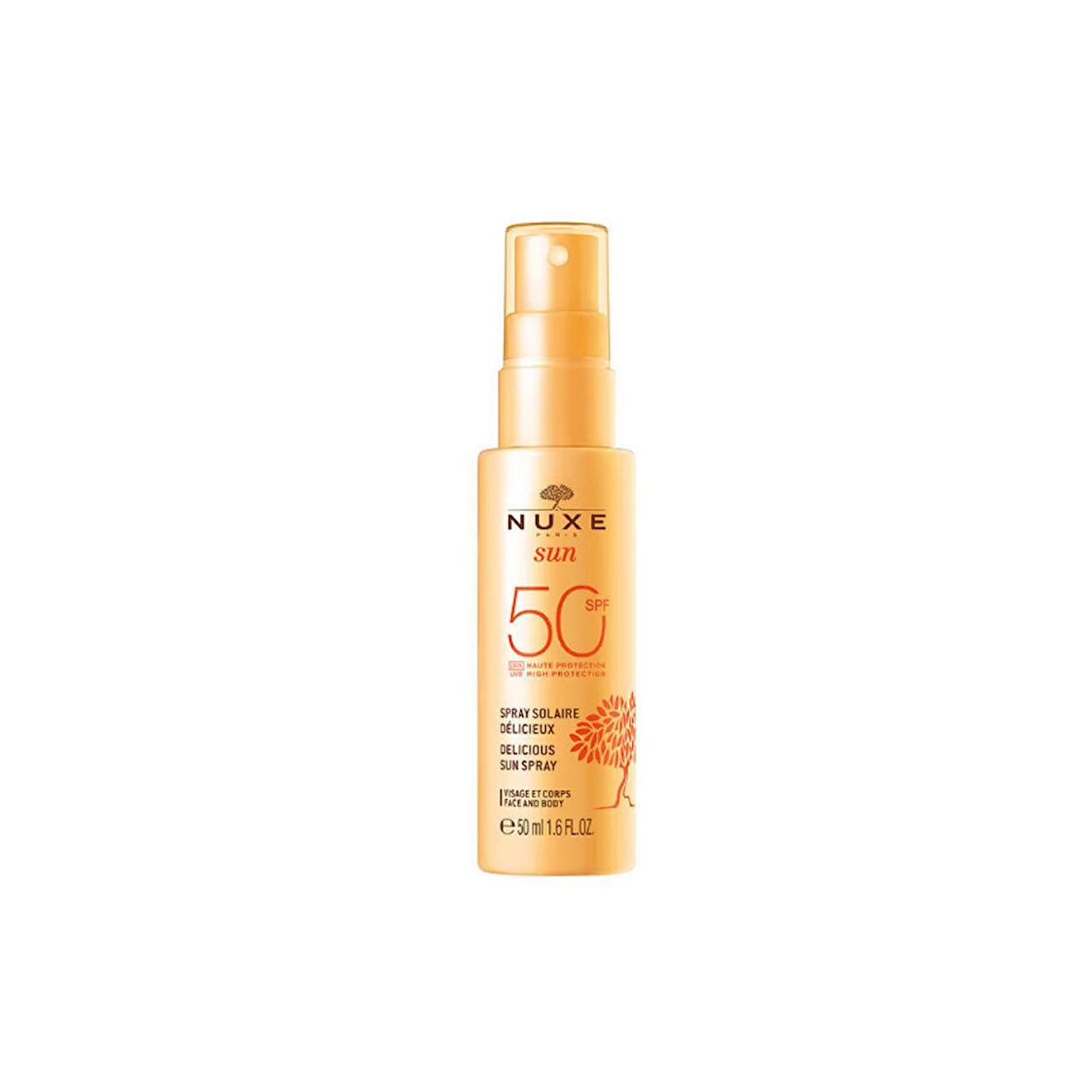 Nuxe Güneş Koruyucu Yüz ve Vücut Spreyi Spf 50 50 ml