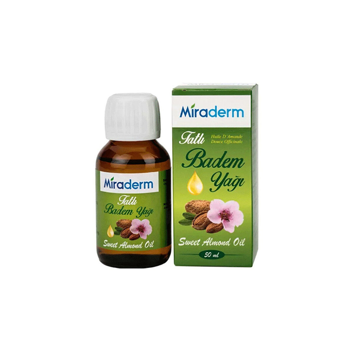 Miraderm Tatlı Badem Yağı 50 ml