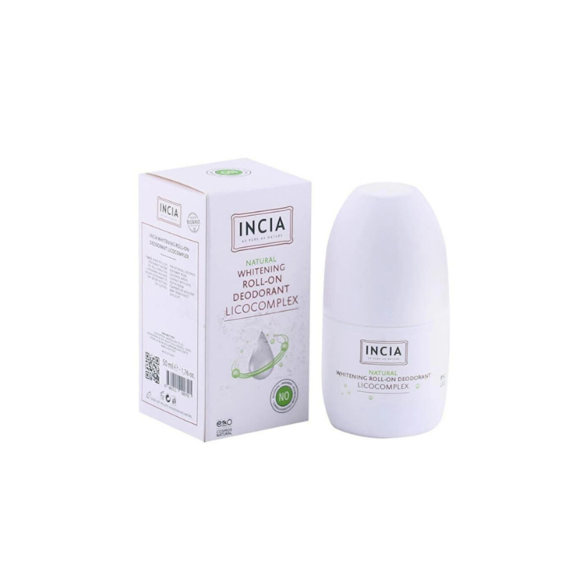 Incia Doğal Roll-on Deodorant Beyazlatıcı 50 ml