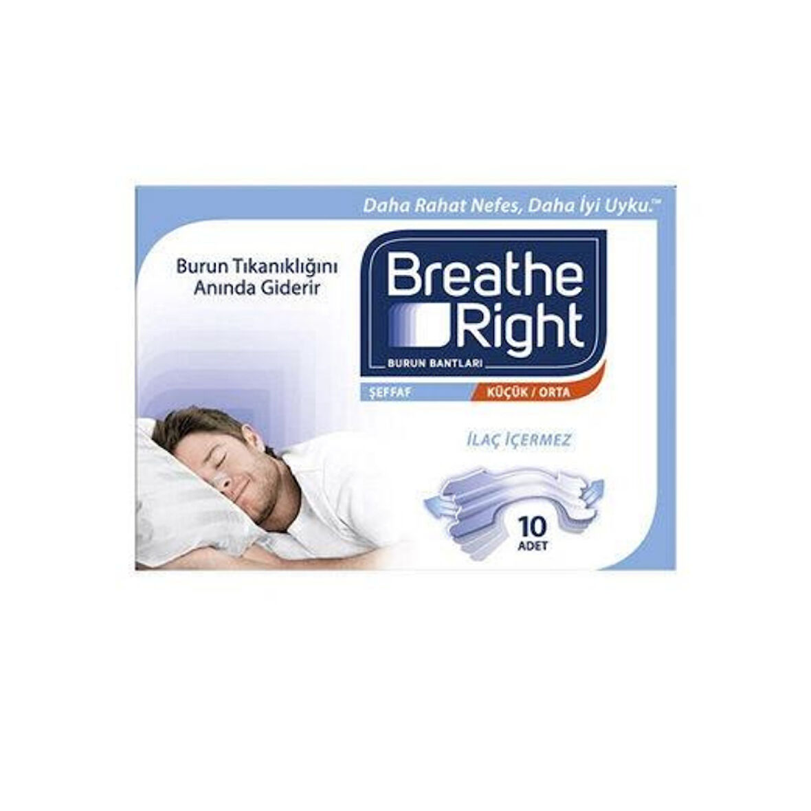 Breathe Right Şeffaf Normal Boy 10 Flaster