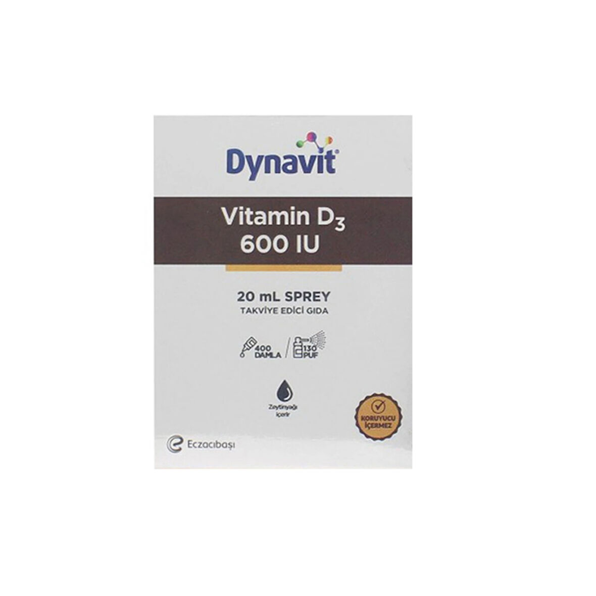 Dynavit Vitamin D3 600 IU Sprey 20 ml