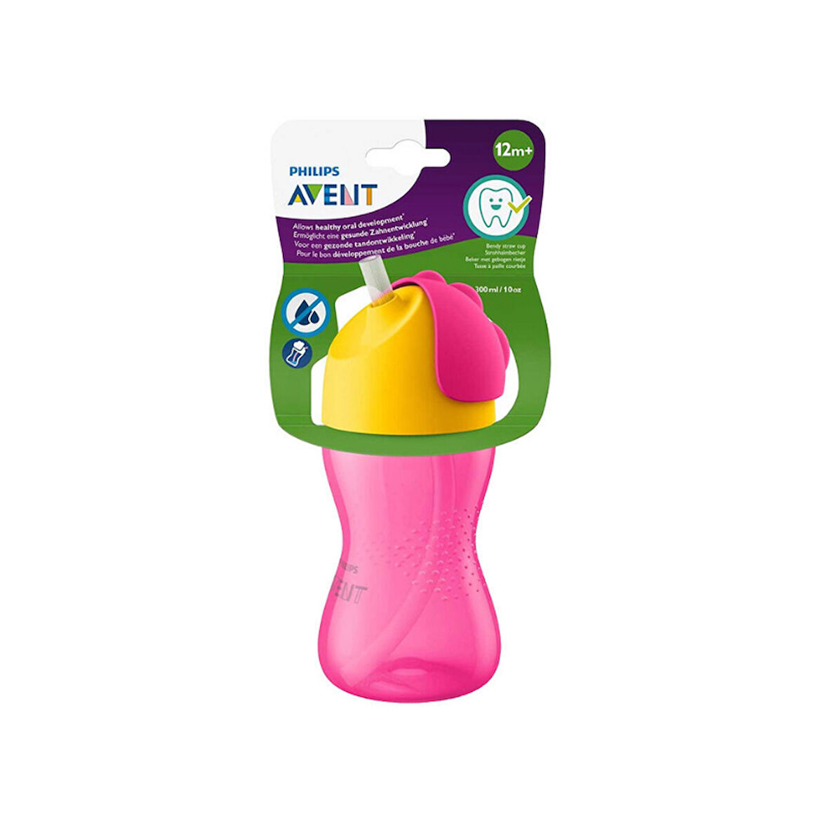 Philips Avent Desenli Pipetli Bardak 12 ay +