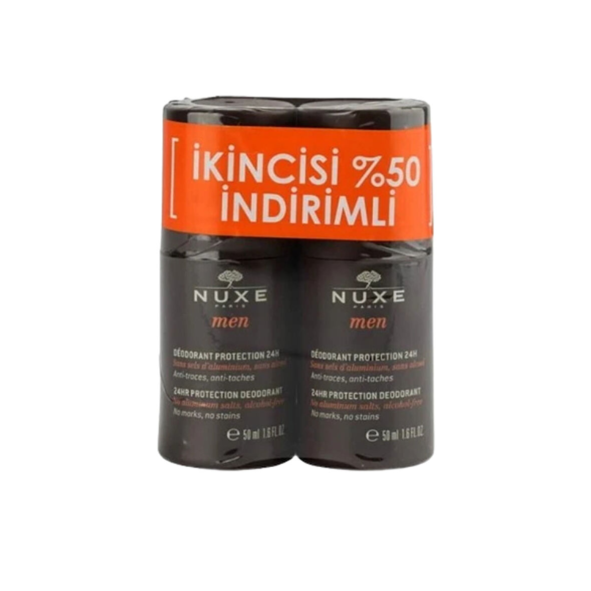 Nuxe Men 24 Saat Etkili Roll-on 50 ml 2'li Set