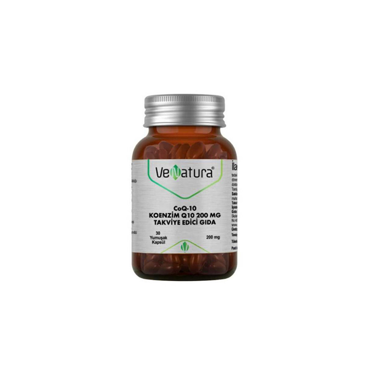 Venatura CoQ10 Koenzim 200 mg 30 Yumuşak Kapsül