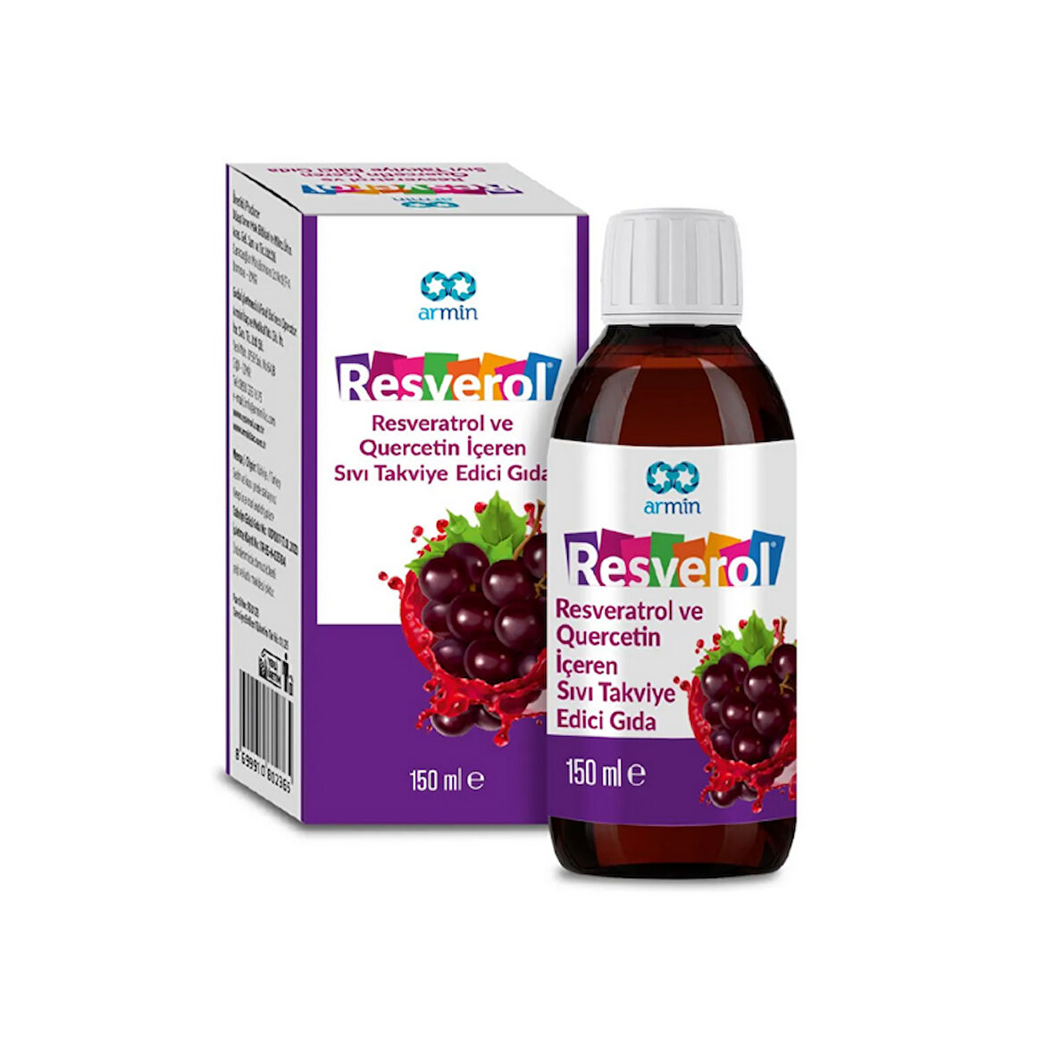Armin Resverol Sıvı Takviye Edici Gıda 150 ml
