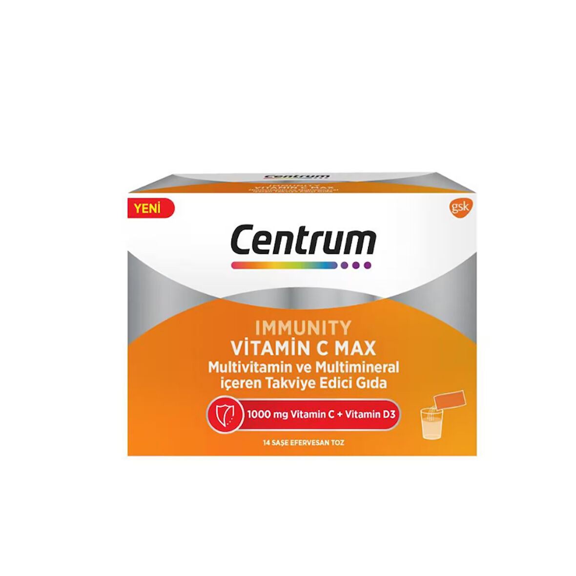 Centrum Imunity Vitamin C Max 14 Saşe Efervesan Toz