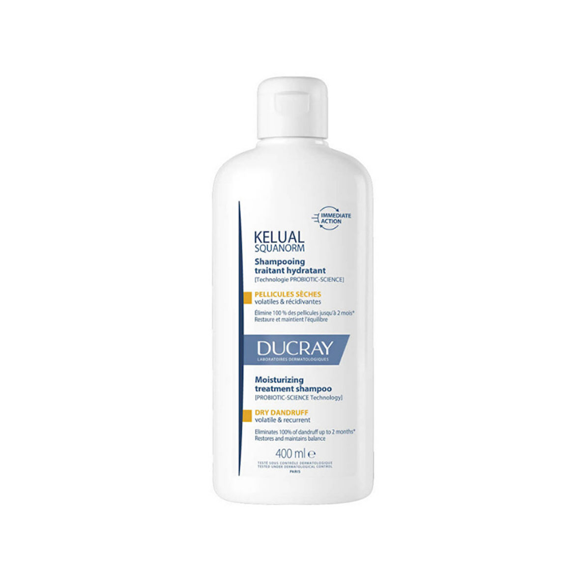 Ducray Kelual Squanorm Kuru Saçlar İçin Nemlendirici Etkili Kepek Şampuanı 400 ml