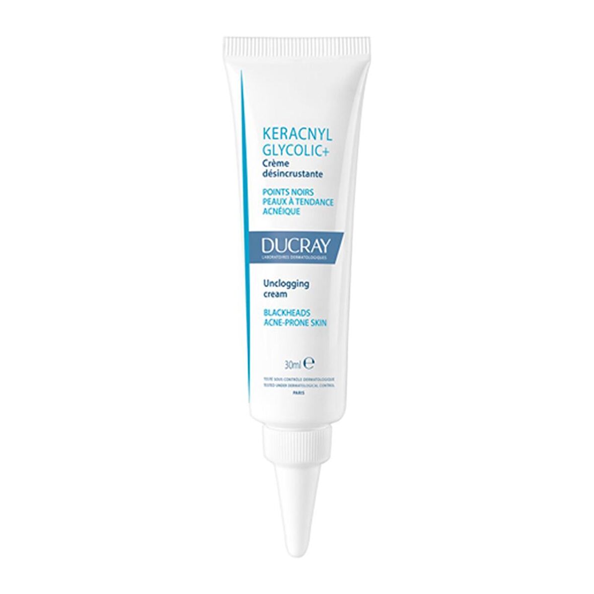 Ducray Keracnyl Glycolic+ Siyah Nokta Ve Parlama Karşıtı Bakım Kremi 30 ml