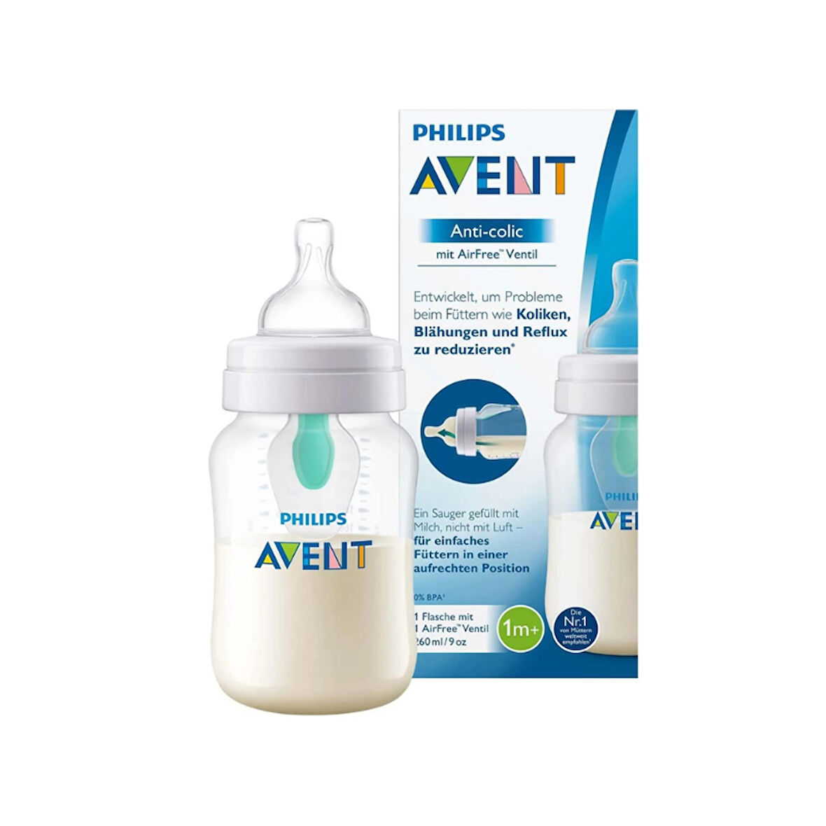 Philips Avent Anti Kolik Biberon 1 ay+ 260 ml