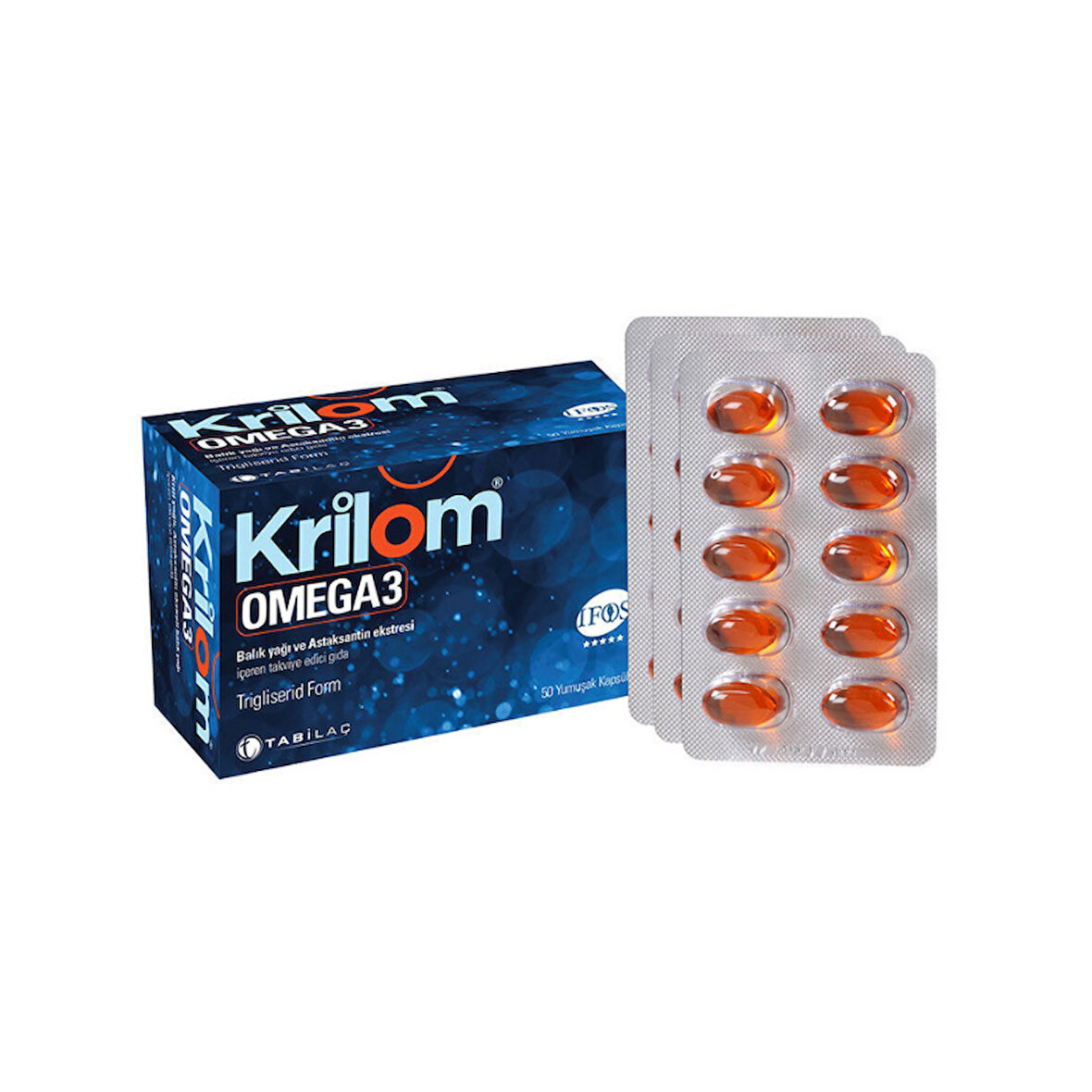 Krilom Omega3 50 Yumuşak Kapsül
