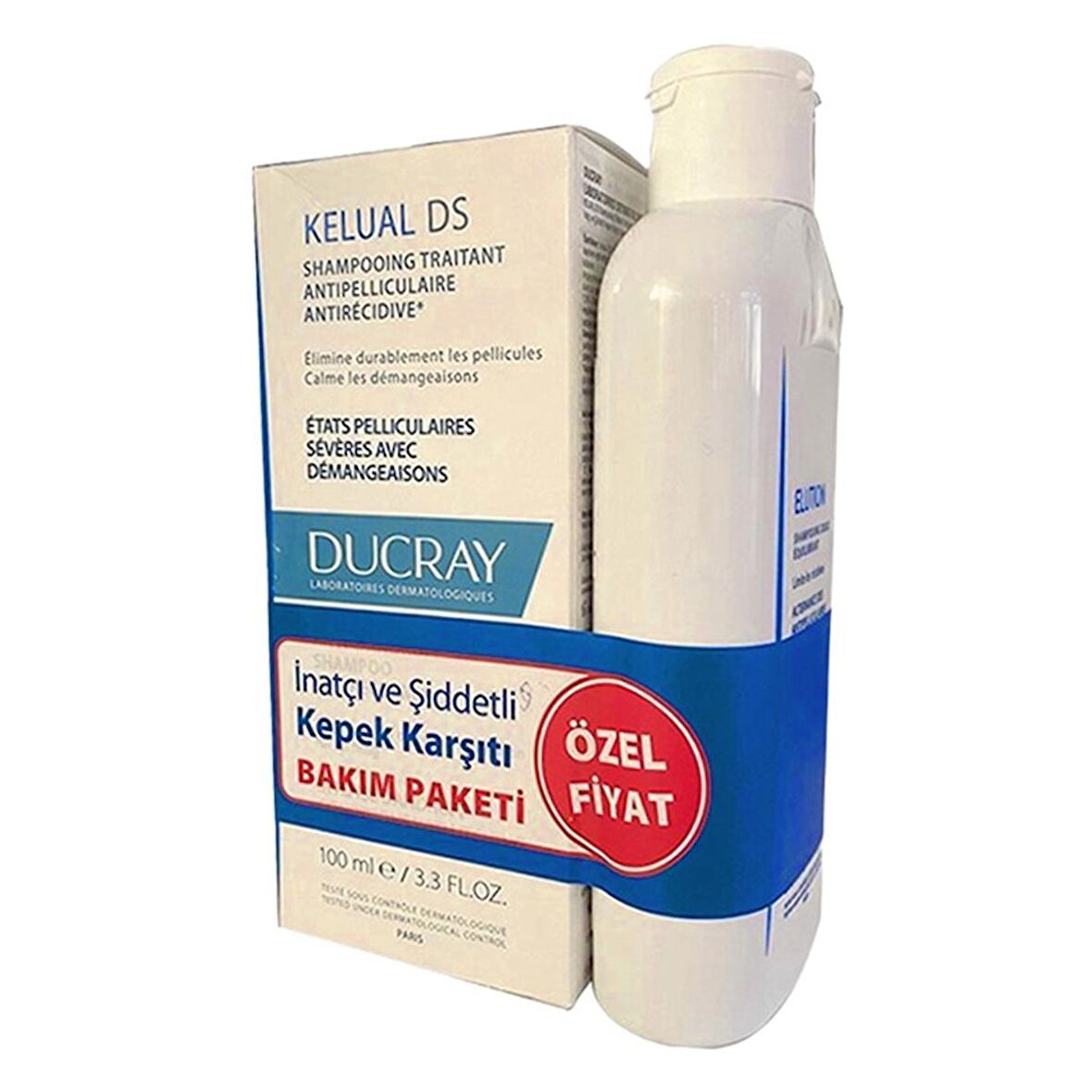 Ducray Kelual Ds İnatçı Ve Şiddetli Kepek Karşıtı Bakım Seti
