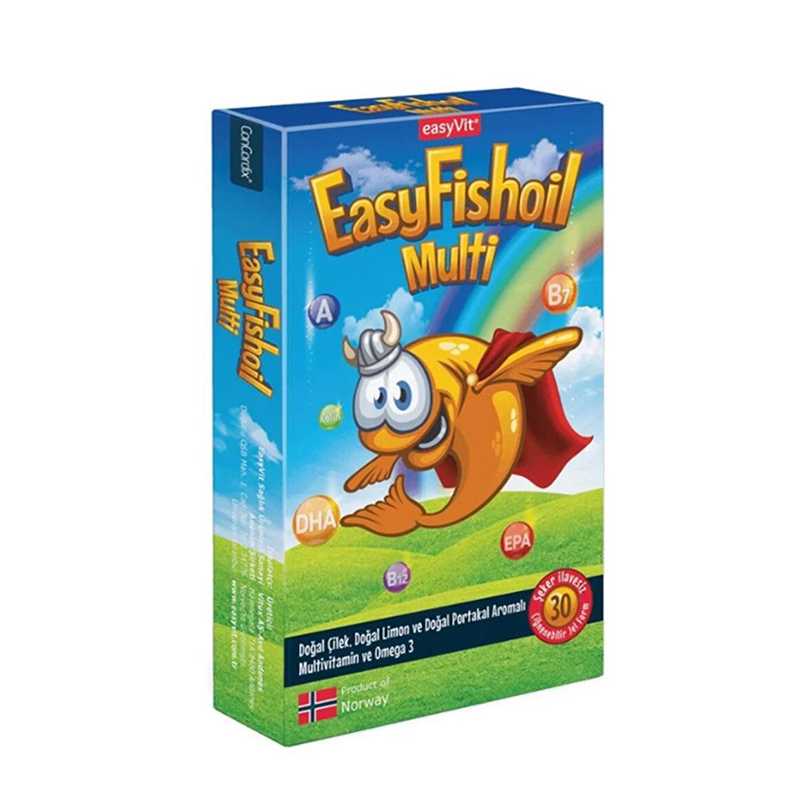 EasyFishoil Multi 30 Çiğnenebilir Jel Tablet