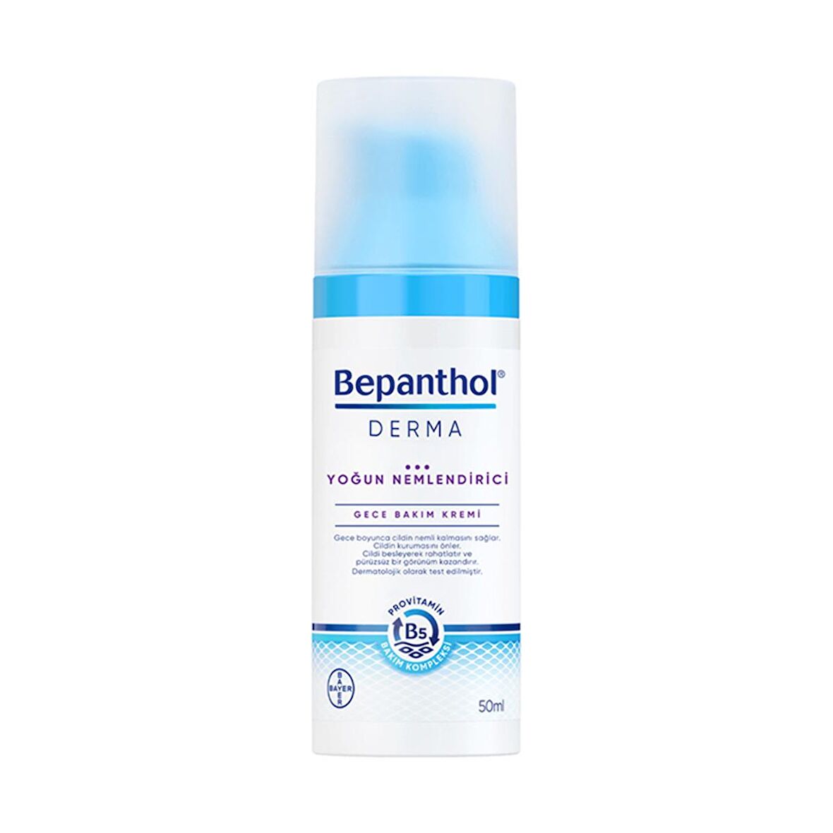 Bepanthol Derma Yoğun Nemlendirici Gece Bakım Kremi 50 ml