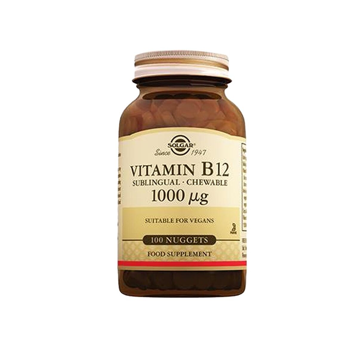 Solgar Vitamin B12 1000 Mcg 100 Dilaltı Tablet