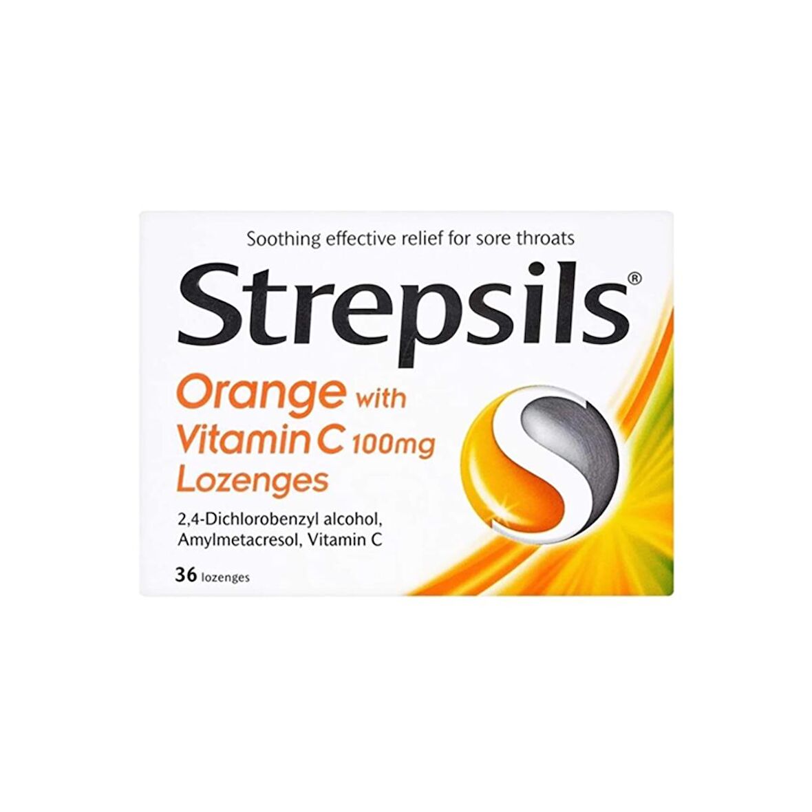 Strepsils C Vitaminli Portakal Aromalı 24 Pastil