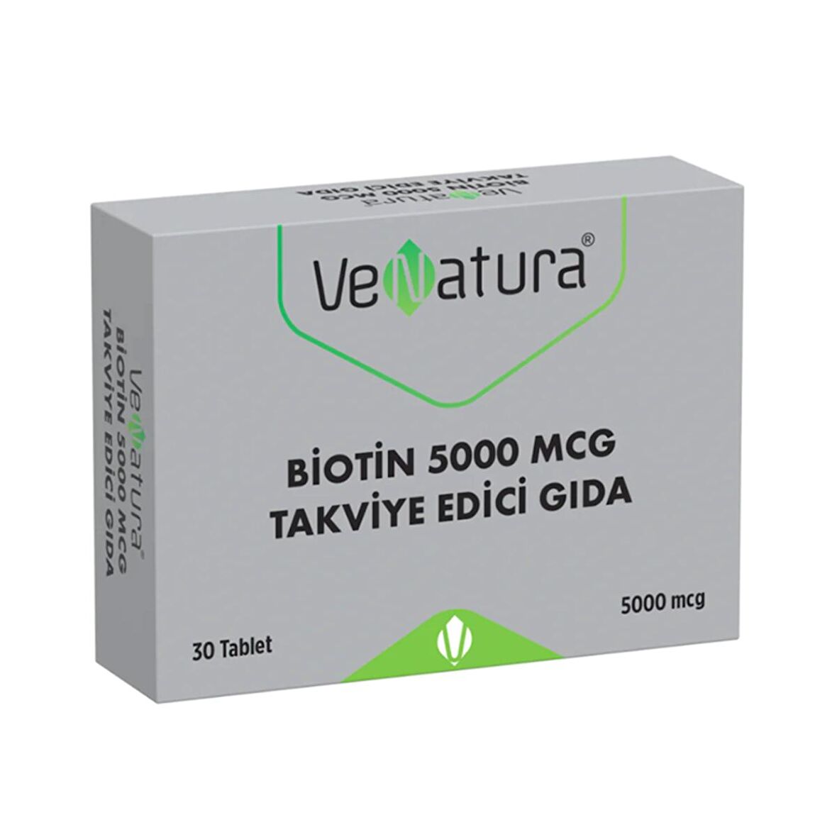 Venatura Biotin 5000 MCG Takviye Edici Gıda 30 Tablet