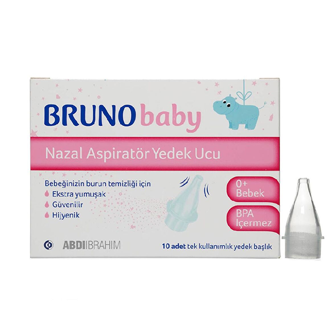 Bruno Baby Nazal Aspiratör Yedek Ucu 10 adet