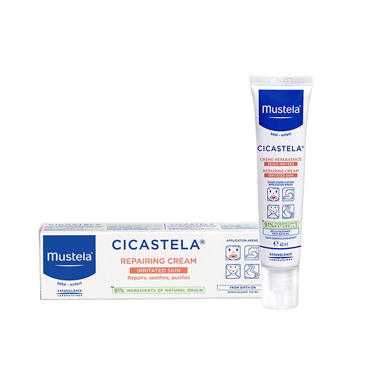 Mustela Cicastela Onarıcı Bakım Kremi 40 ml