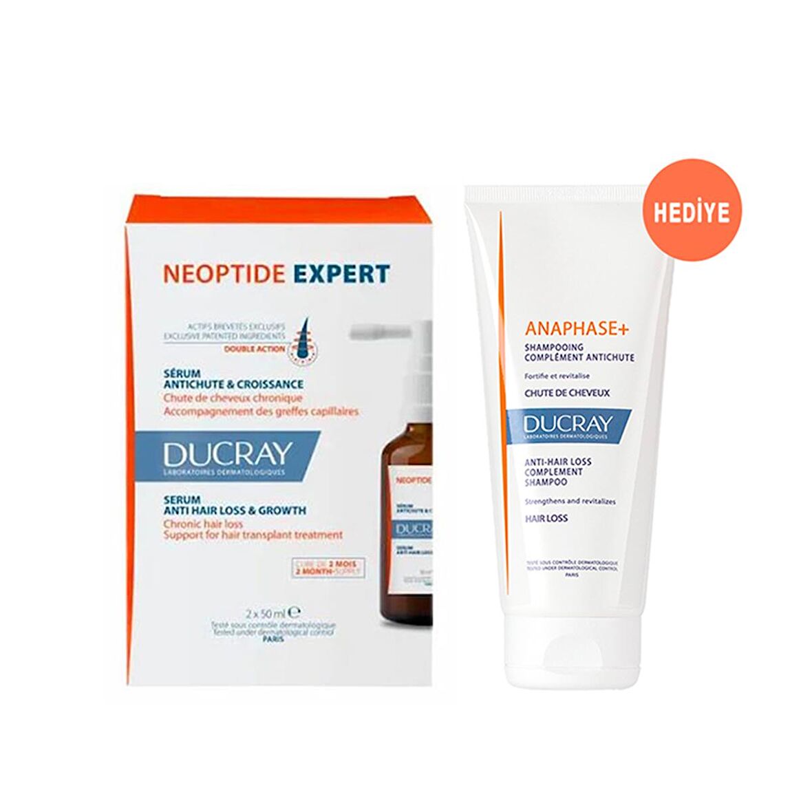 Ducray Neoptide Expert 2'li Serum + Anaphase Şampuan 100 ml