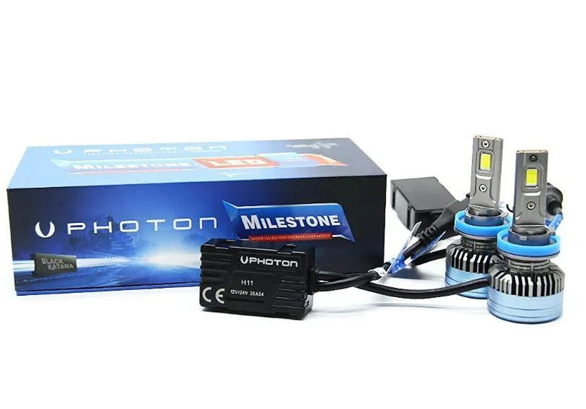 Photon Milestone H11 Led Xenon Black Katana