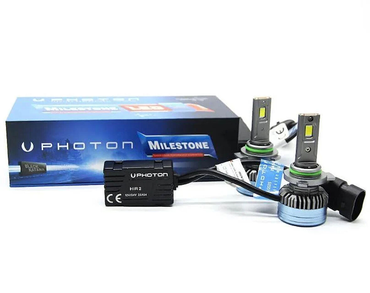 Photon Milestone HIR 9012 Led Xenon Black Katana