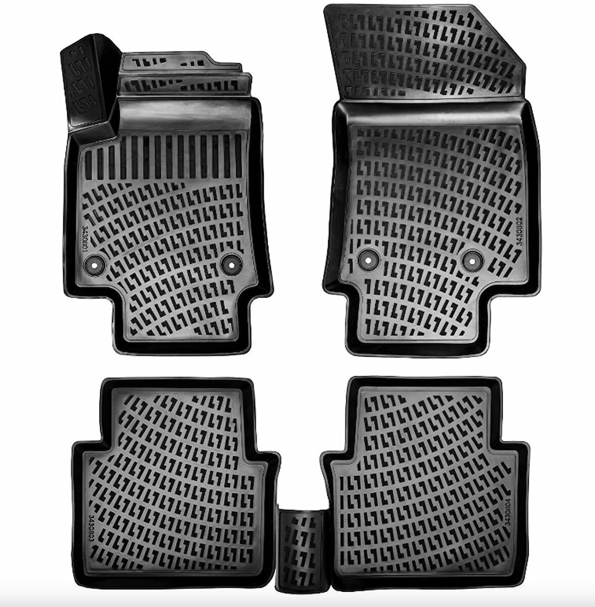 Opel Crossland 2020 Sonrası Havuzlu Paspas