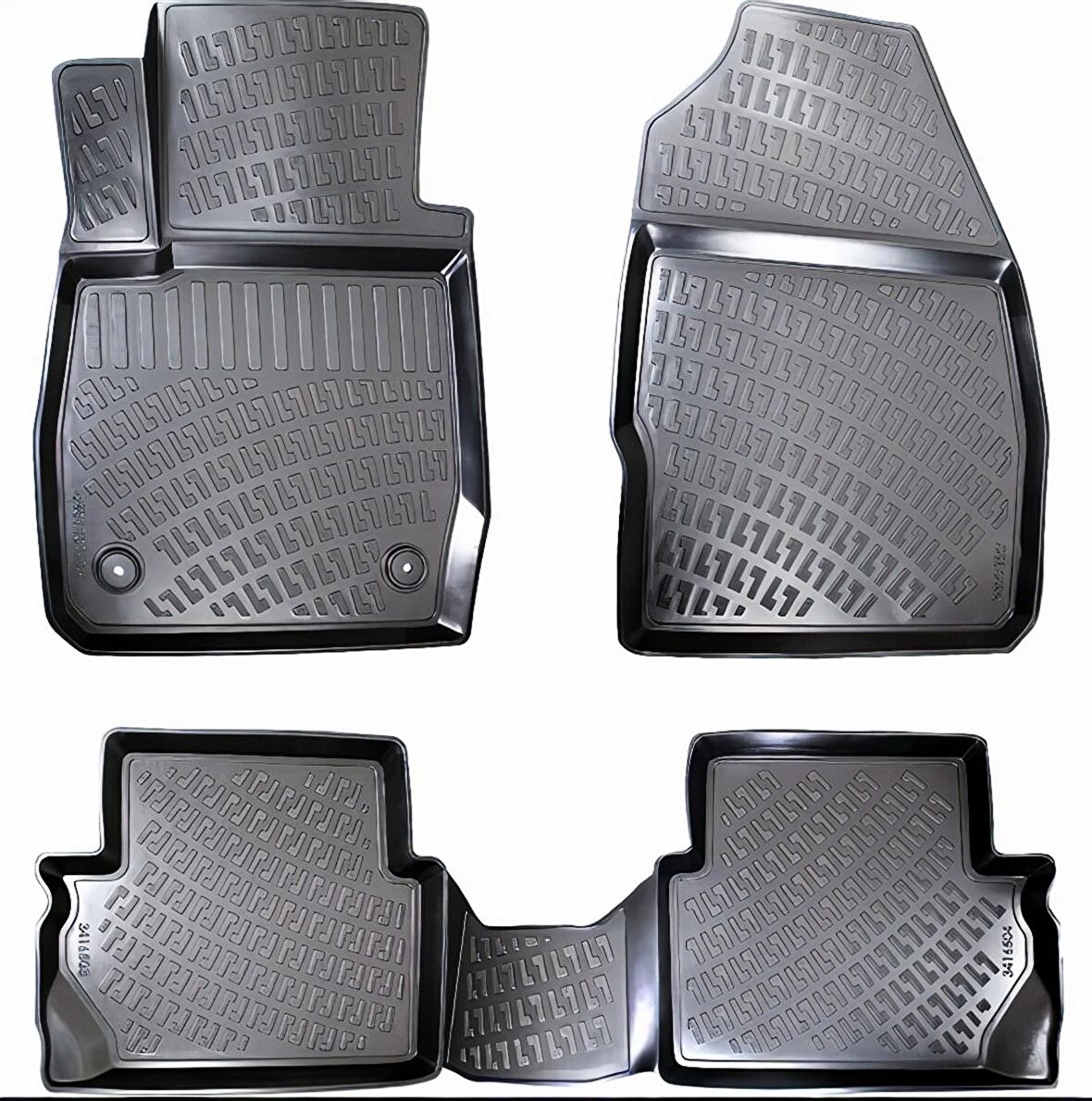 Seat Toledo 3d havuzlu paspas 2005-2012 Rizline