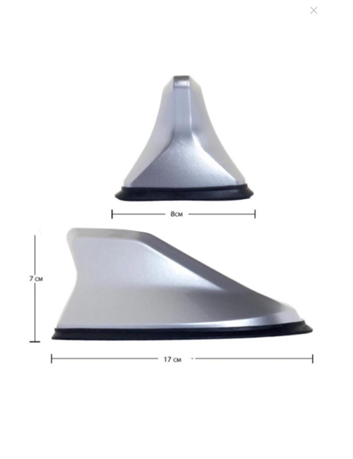 Chrysler Concorde Uyumlu Balık Sırtı Shark Anten Gri