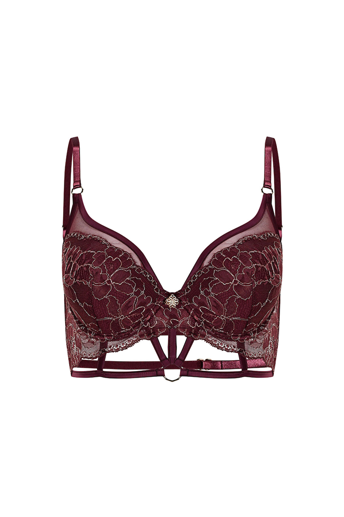 Karlotta Bordo Dantelli Push Up Sütyen