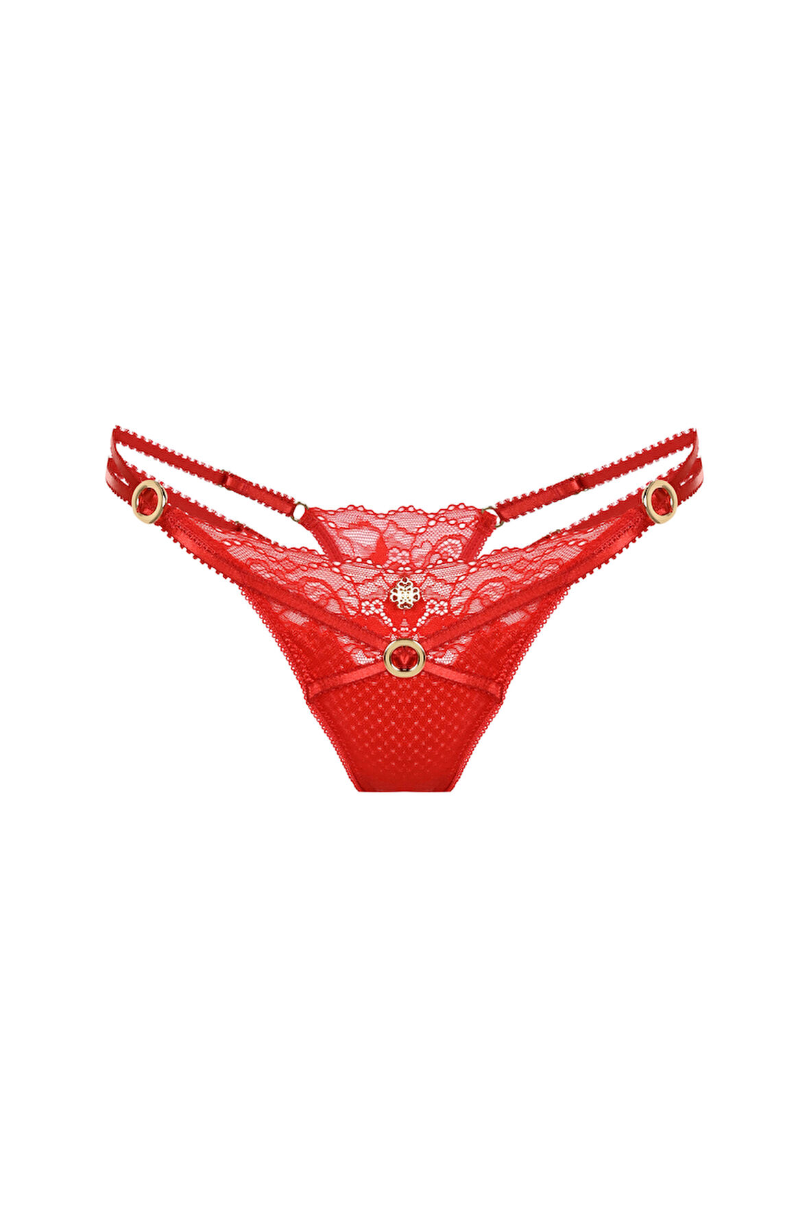 Eclatant Kırmızı Dantelli String