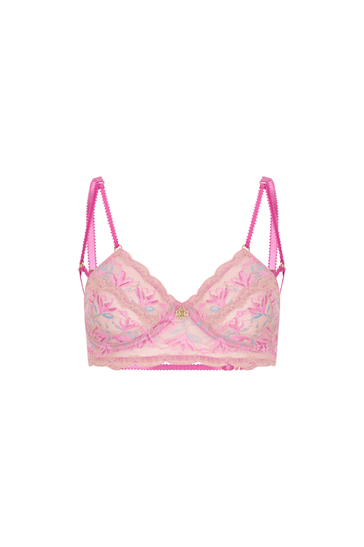 Fleur Pembe Dantelli Balconette