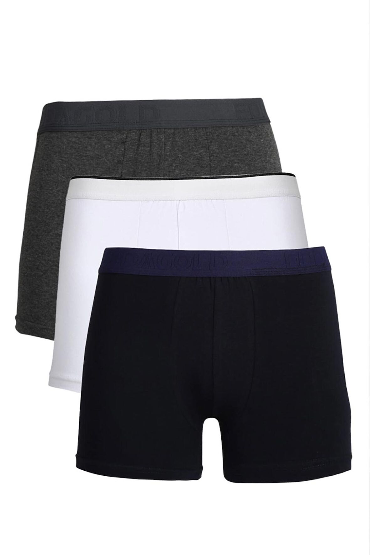 Akbeniz Erkek Penye 3'lü Boxer 40094