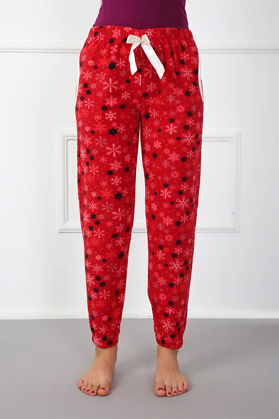 Akbeniz Kadın Welsoft Polar Tek Alt Pijama 210040