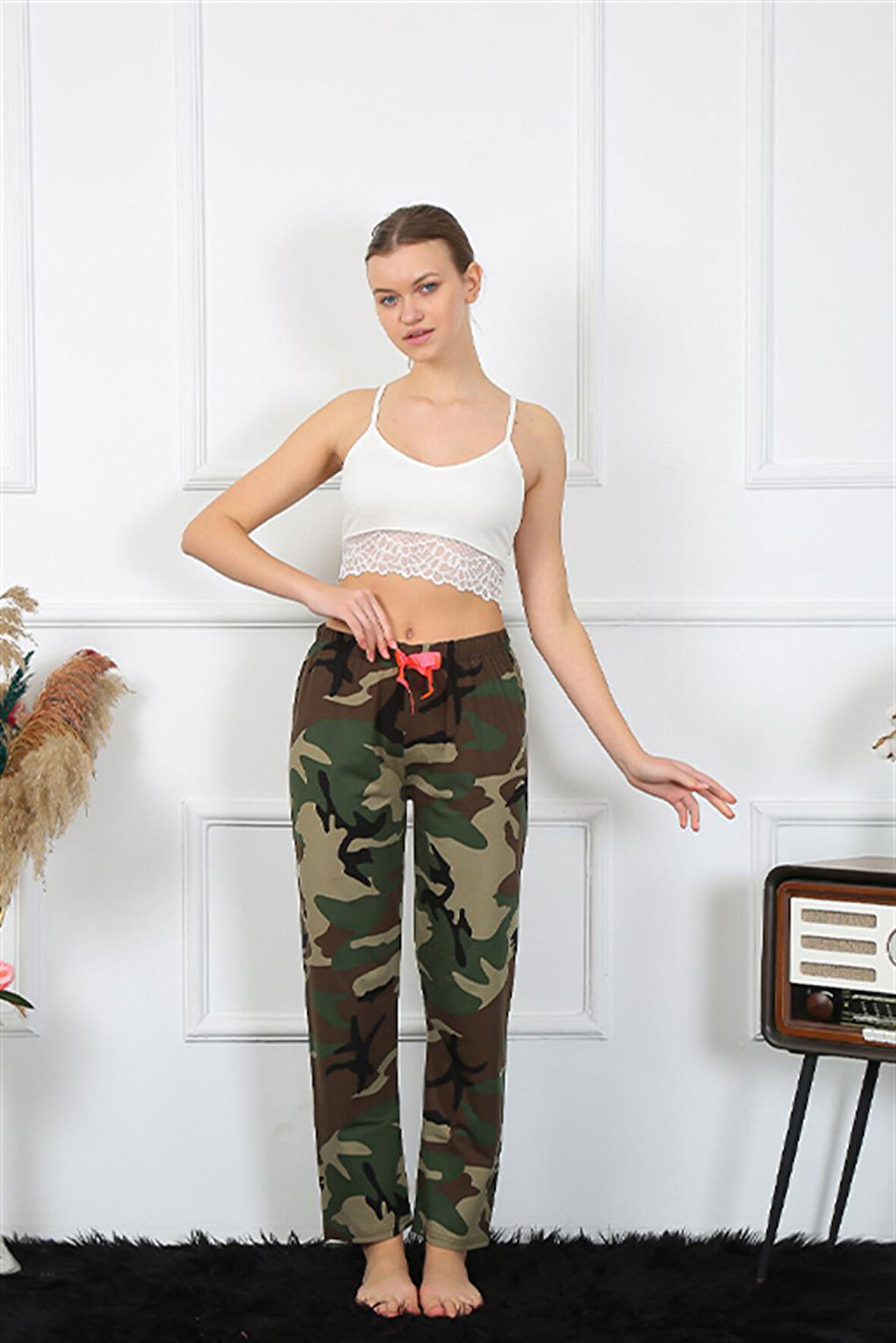 Akbeniz Kadın Pamuklu Alt Pijama 27456