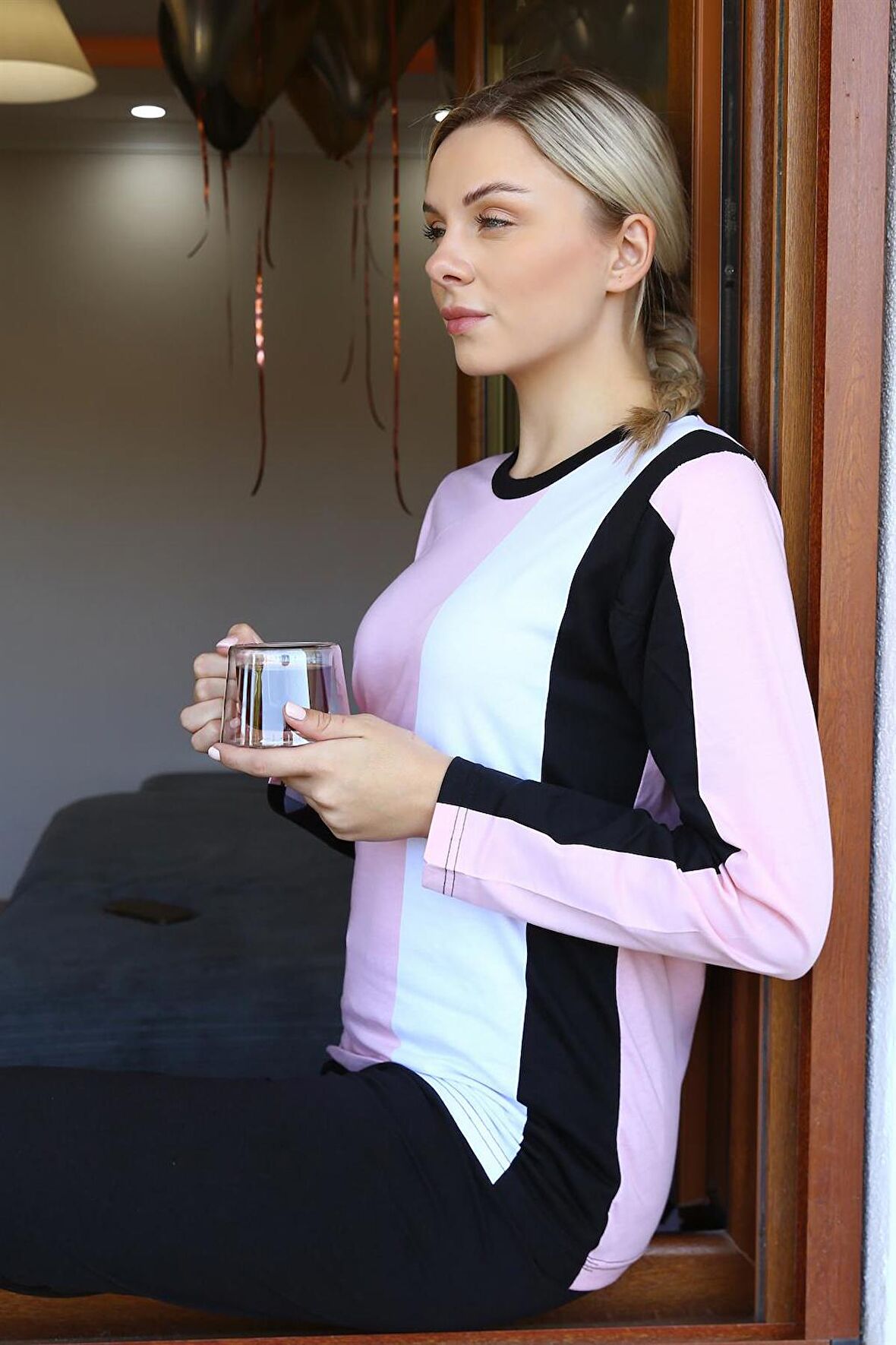 Akbeniz Kadın Uzun Kol Penye Pijama Takım 4173