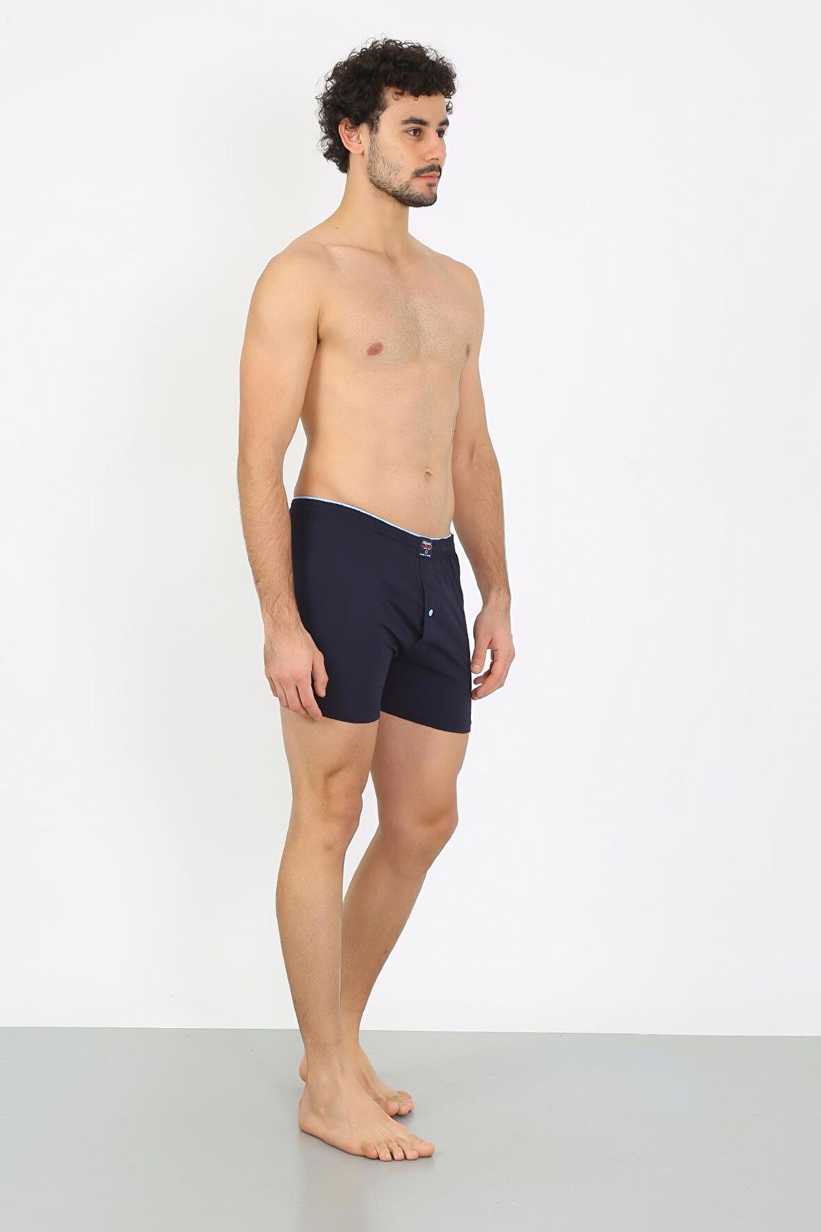 Akbeniz Erkek Penye Boxer Lacivert 40091