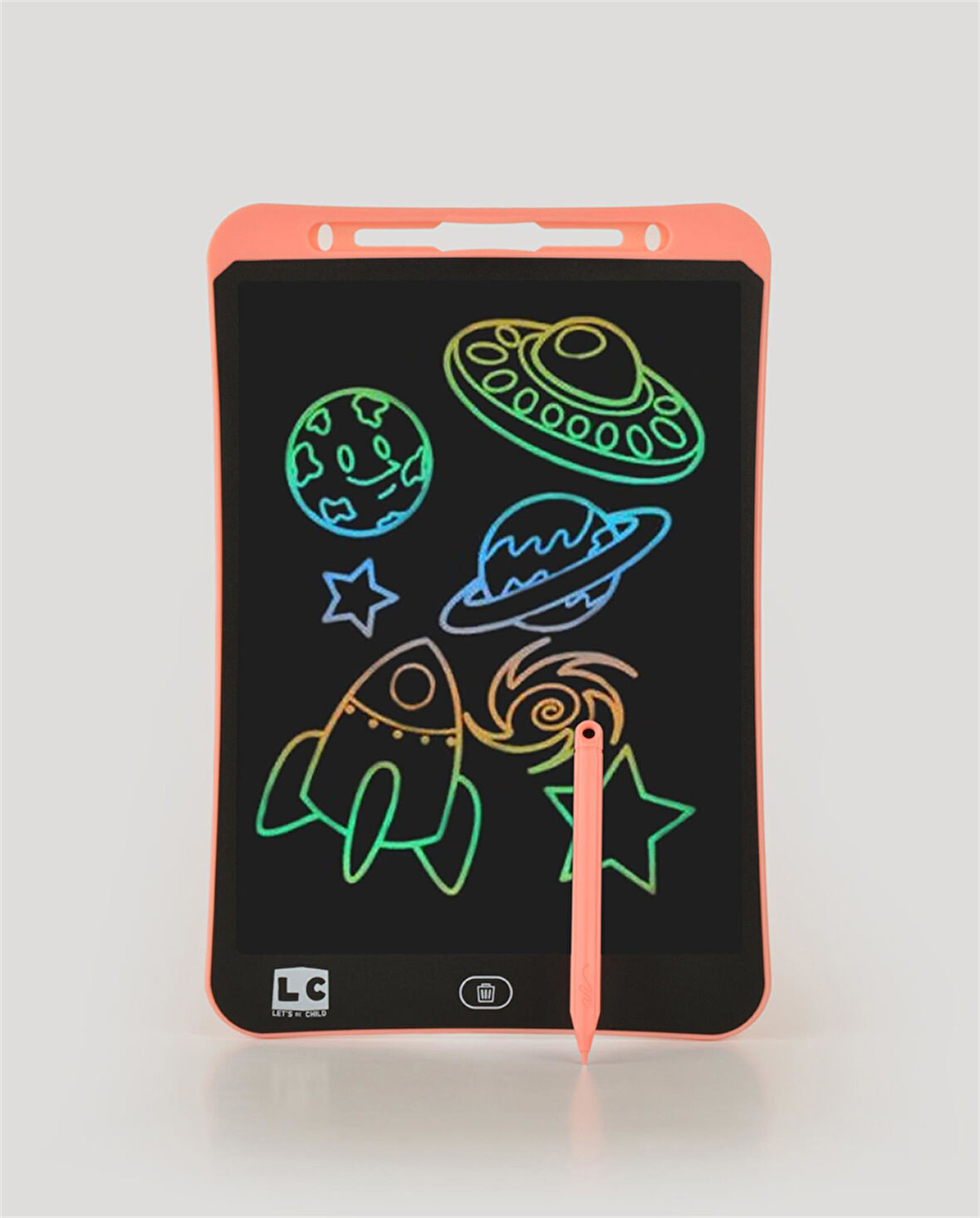 LCD Pembe Dijital Çizim Tableti 10 İnç