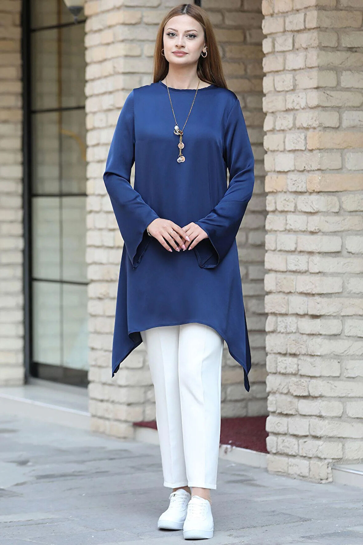 Armin Tesettür Tunik Lacivert